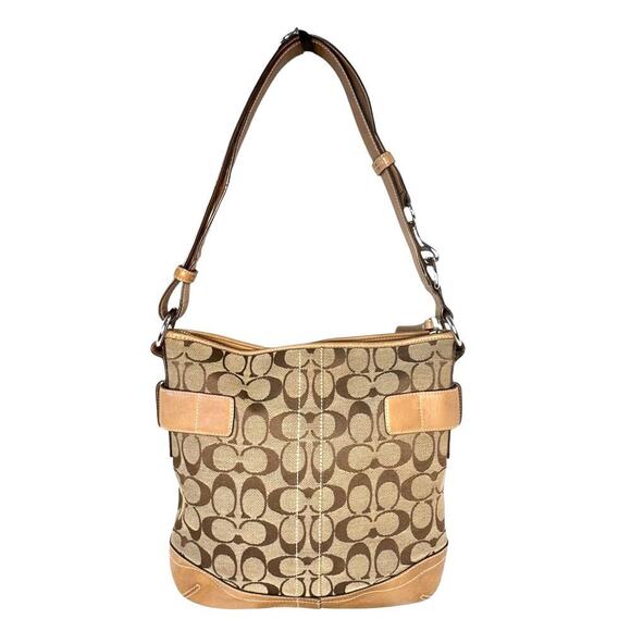 Coach Signature Jacquard Canvas Soho Handbag #3574 - Picture 2 of 11